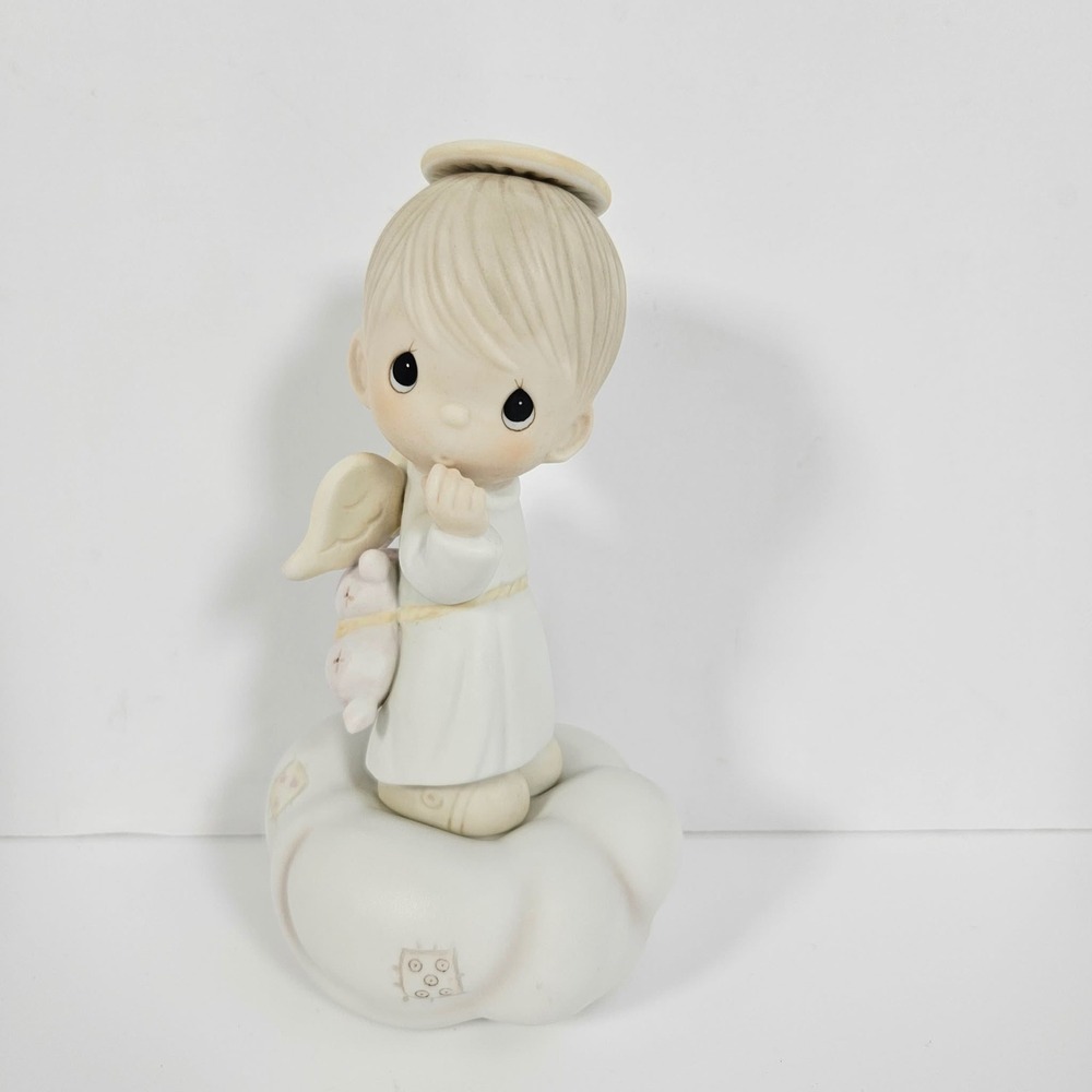Precious Moments You Can Fly Angel on Cloud Figurine 12335 Enesco 1986 NIB